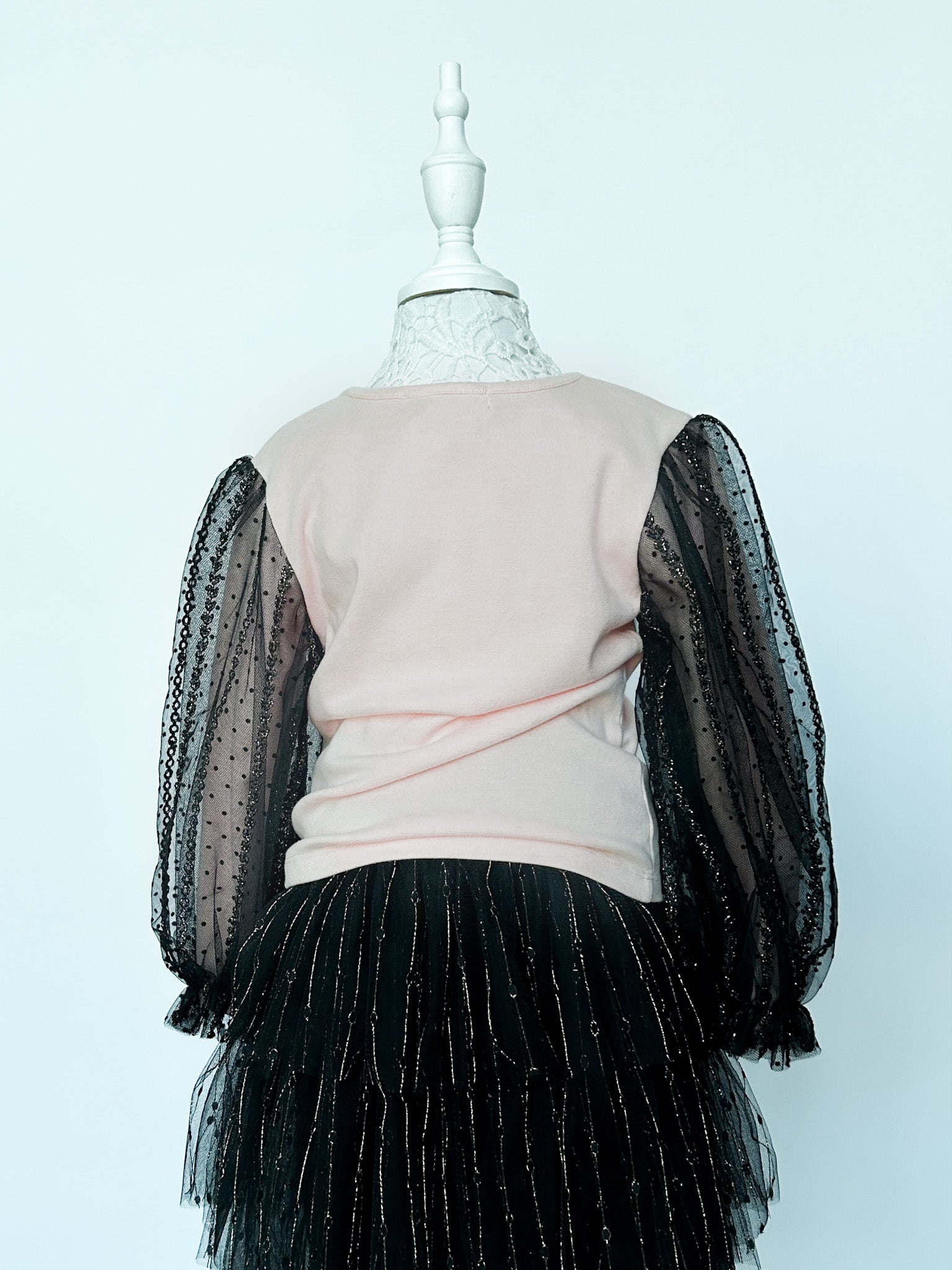 Gold Trim Blouse & Skirt - 3T