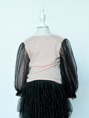 Gold Trim Blouse & Skirt - 3T