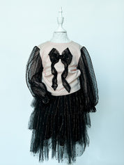 Gold Trim Blouse & Skirt - 3T