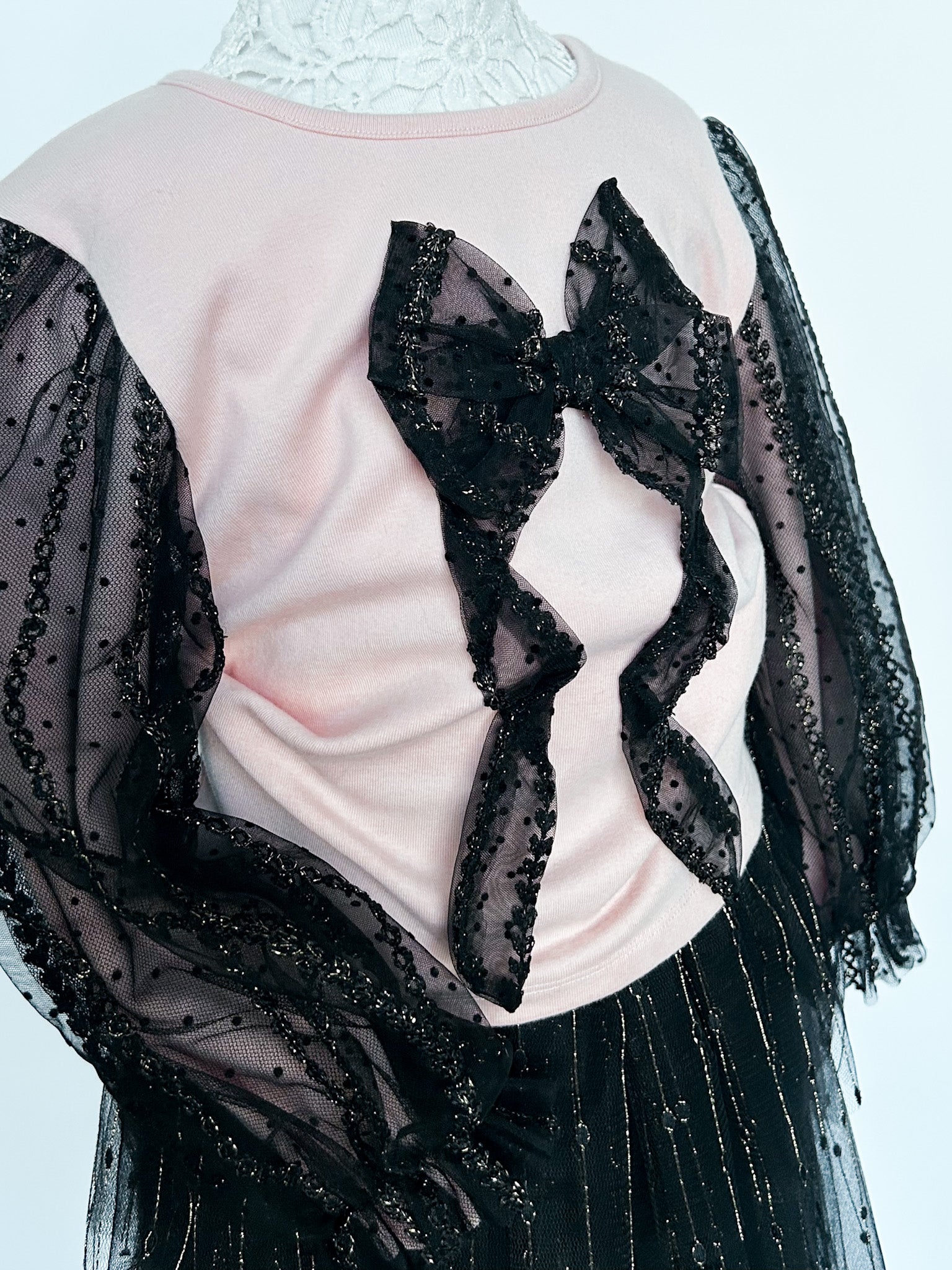 Gold Trim Blouse & Skirt - 3T