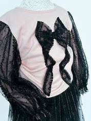 Gold Trim Blouse & Skirt - 3T