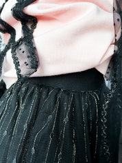 Gold Trim Blouse & Skirt - 3T