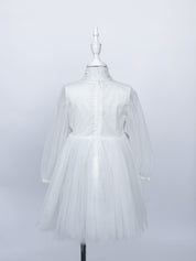 Floral Embroidery Dress - 3T