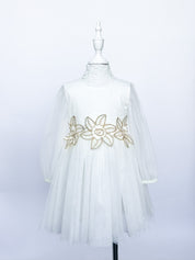 Floral Embroidery Dress - 3T