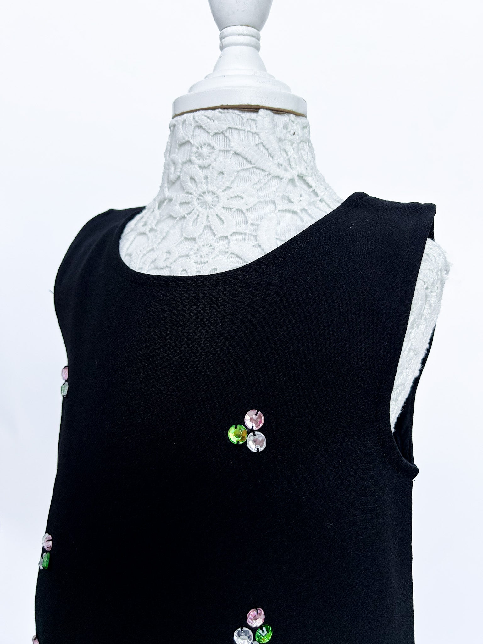 Clover Jewels Dress in Black - 3T