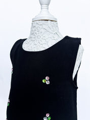 Clover Jewels Dress in Black - 3T