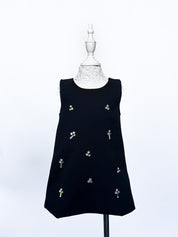 Clover Jewels Dress in Black - 3T