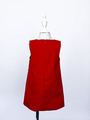 Clover Jewels Dress in Red - 3T
