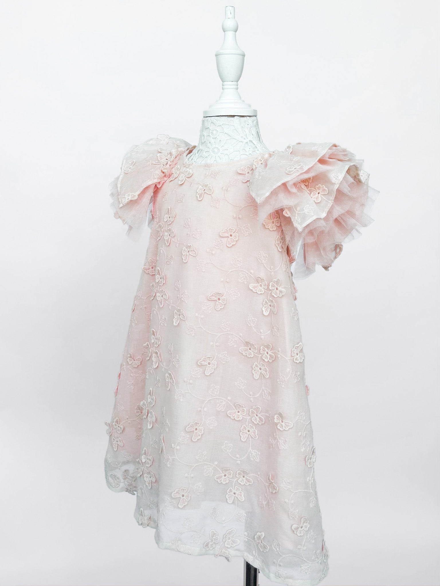 Butterfly Dress Pink - 3T