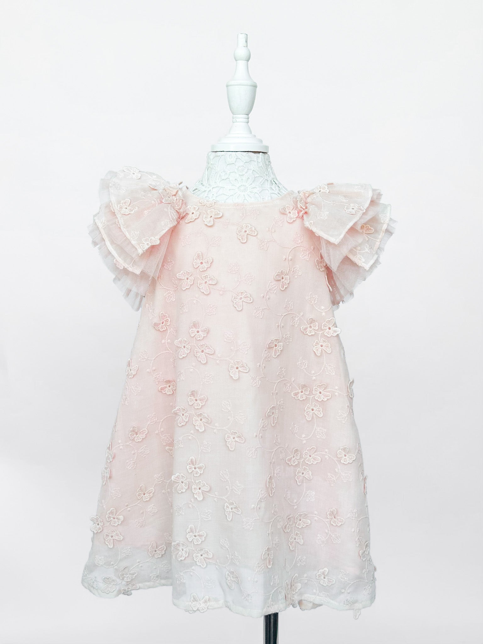 Butterfly Dress Pink - 3T