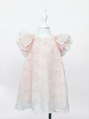 Butterfly Dress Pink - 3T
