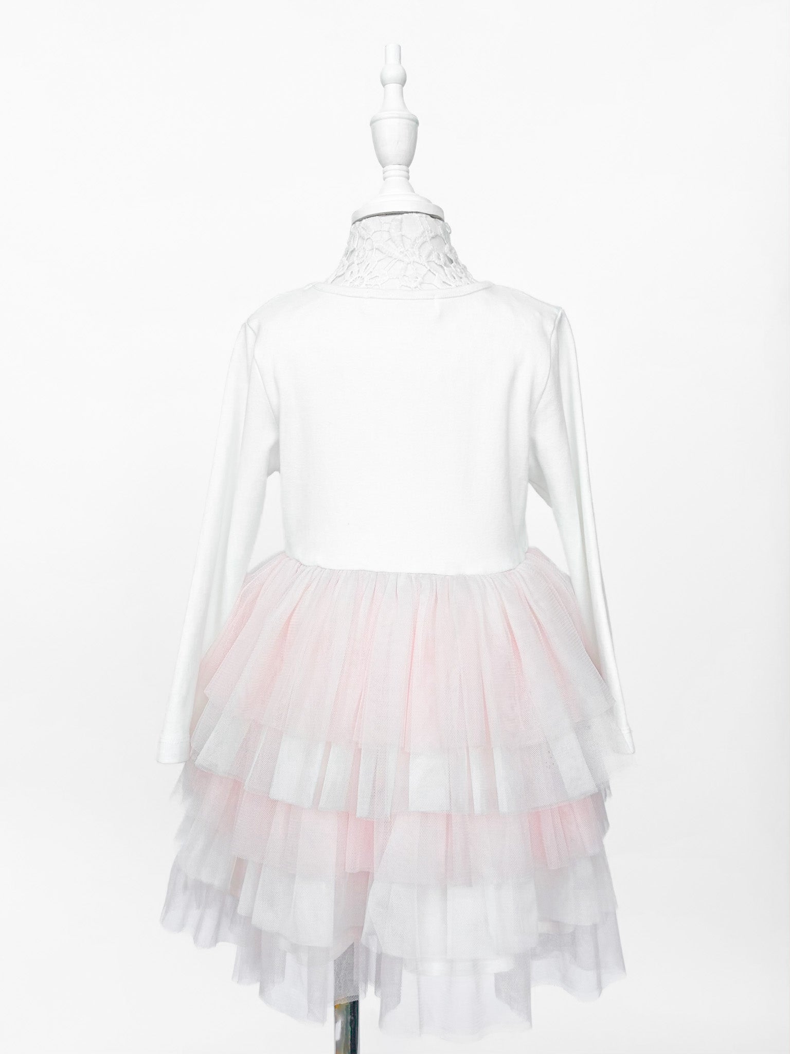 Pink Mesh Dress - 3T