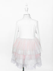 Pink Mesh Dress - 3T