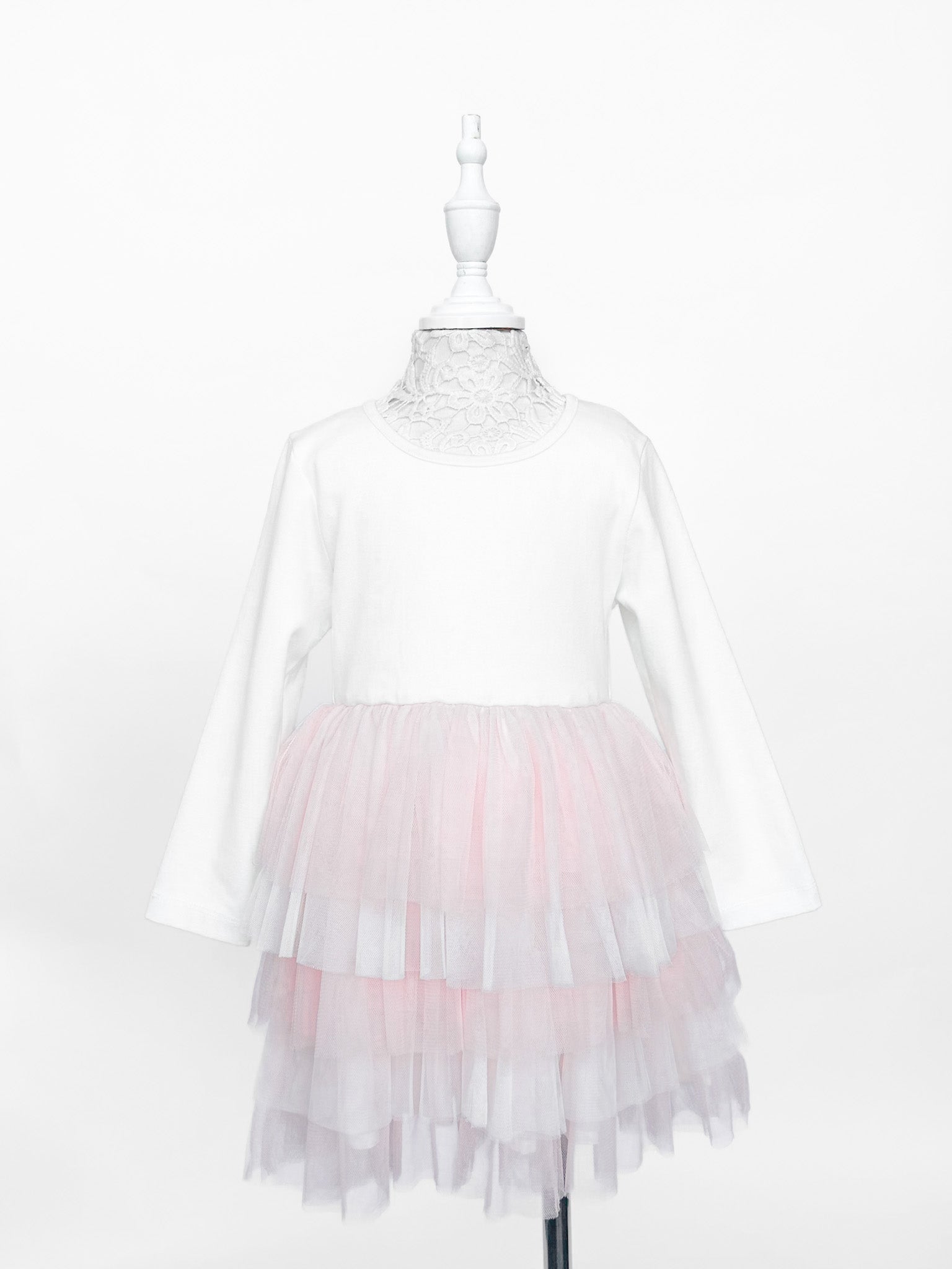 Pink Mesh Dress - 3T