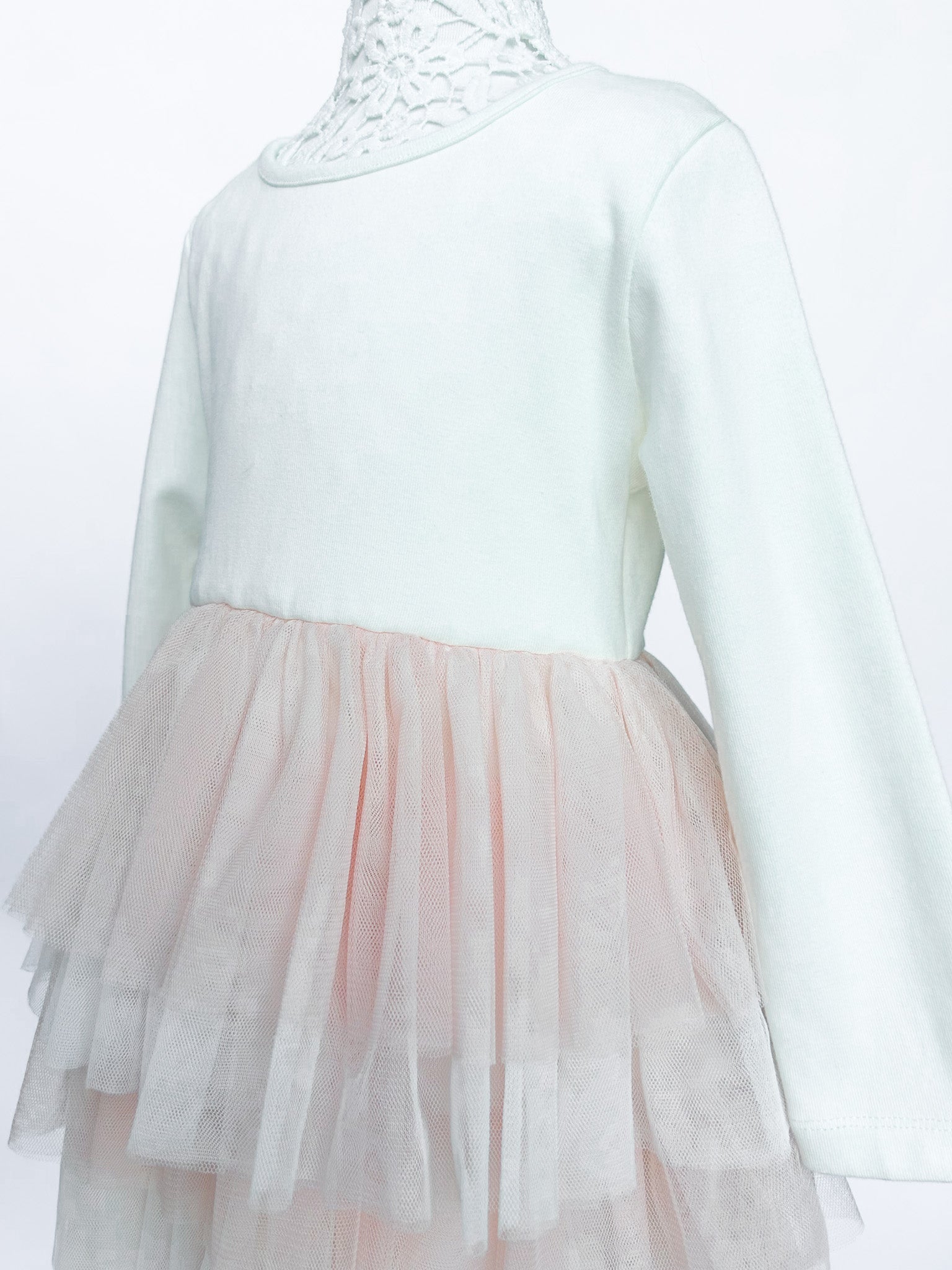 Pink Mesh Dress - 3T