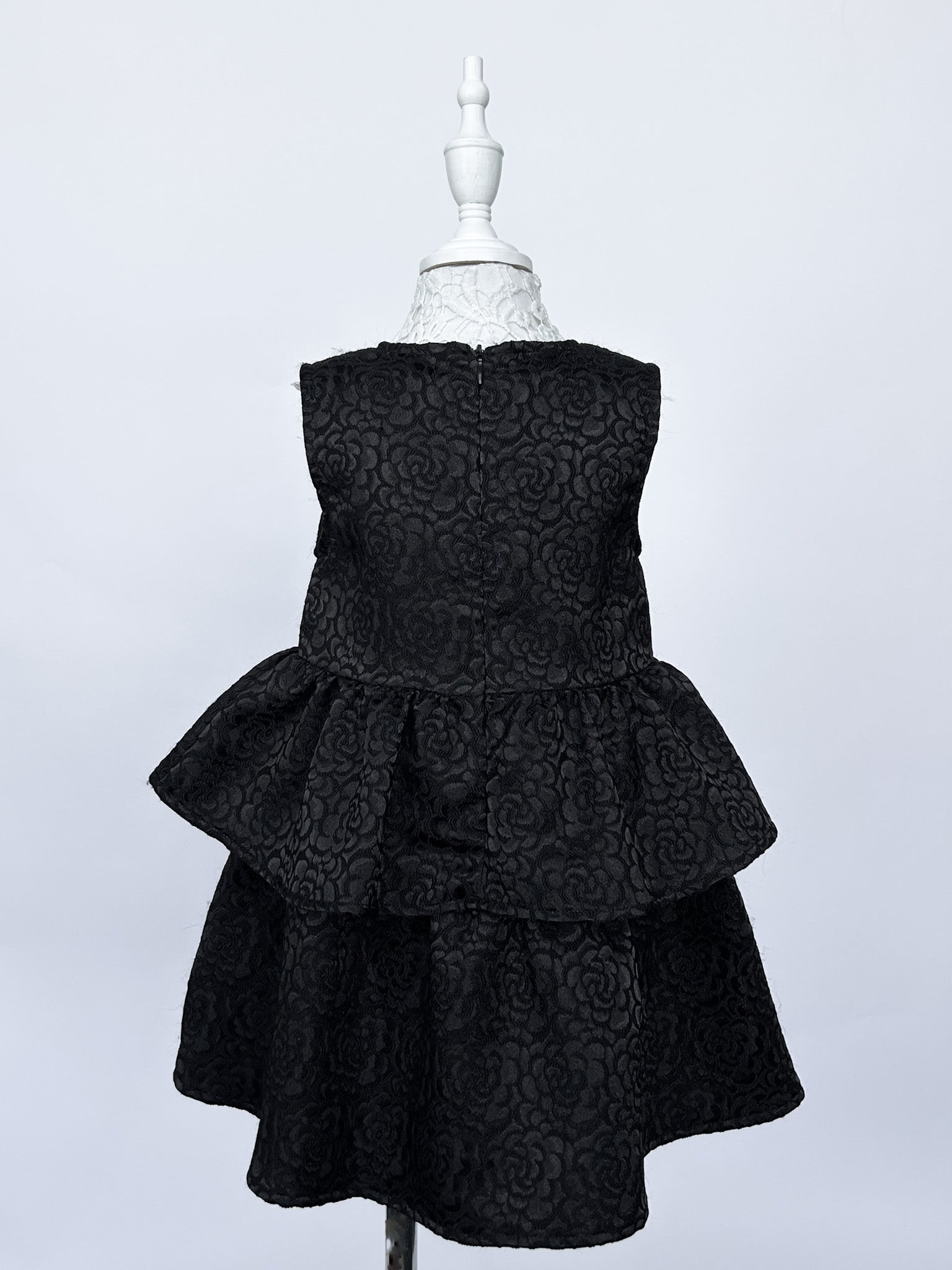 Jewel Floral Dress Black- 3T
