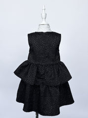 Jewel Floral Dress Black- 3T