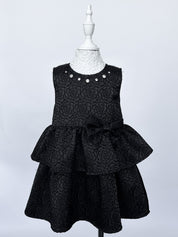 Jewel Floral Dress Black- 3T
