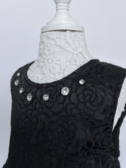 Jewel Floral Dress Black- 3T