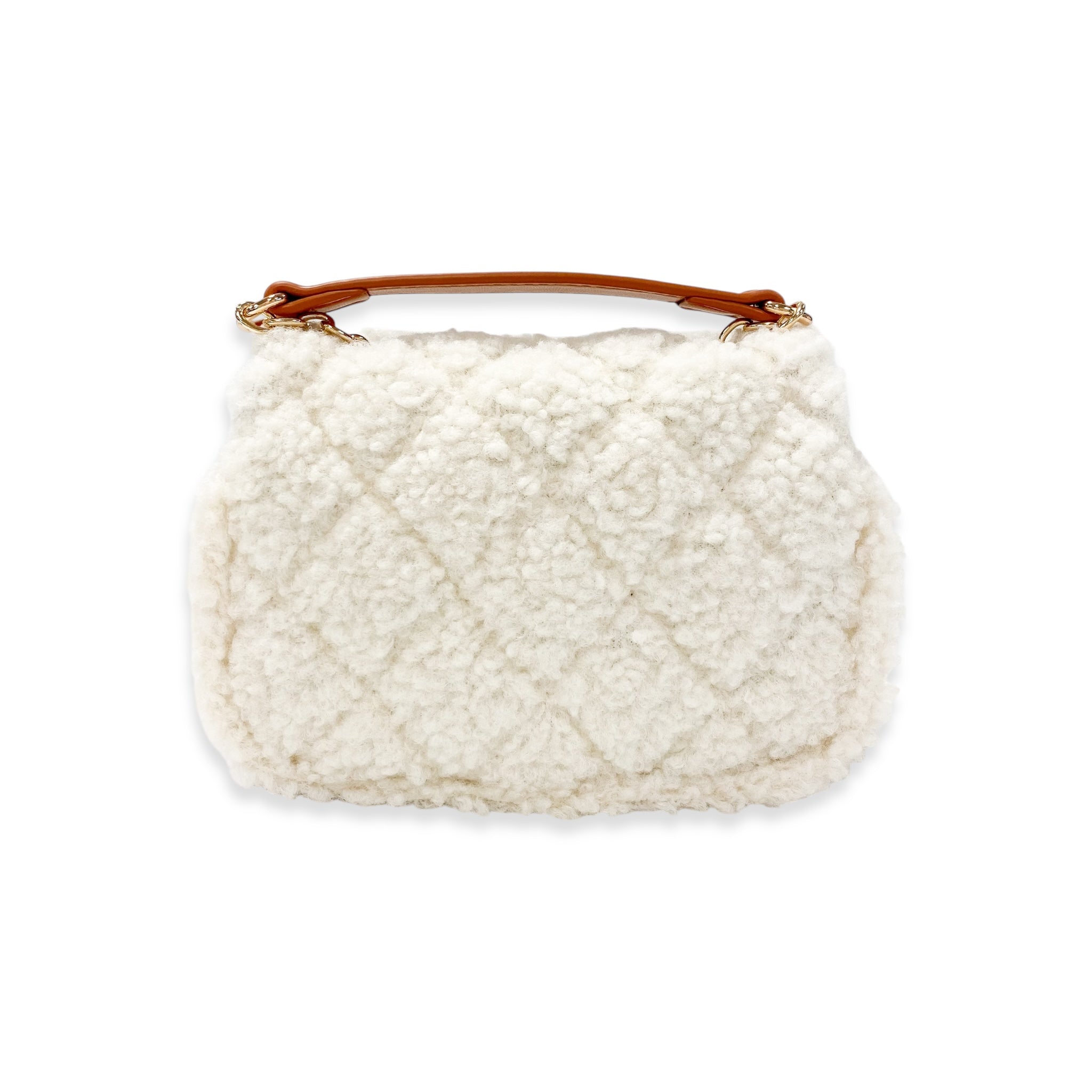 Sherpa Mixed Quilted Purse - doe a dear