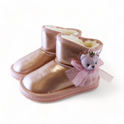 Handcrafted Princess Bear Boot - Pink - doe a dear