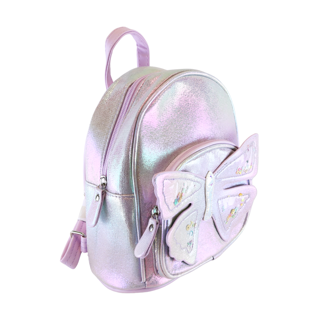 Butterfly Iridescent Backpack - Lilac - doe a dear