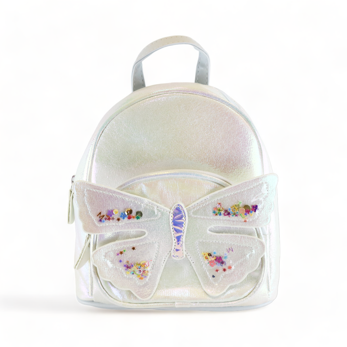 Butterfly Iridescent Backpack - White - doe a dear