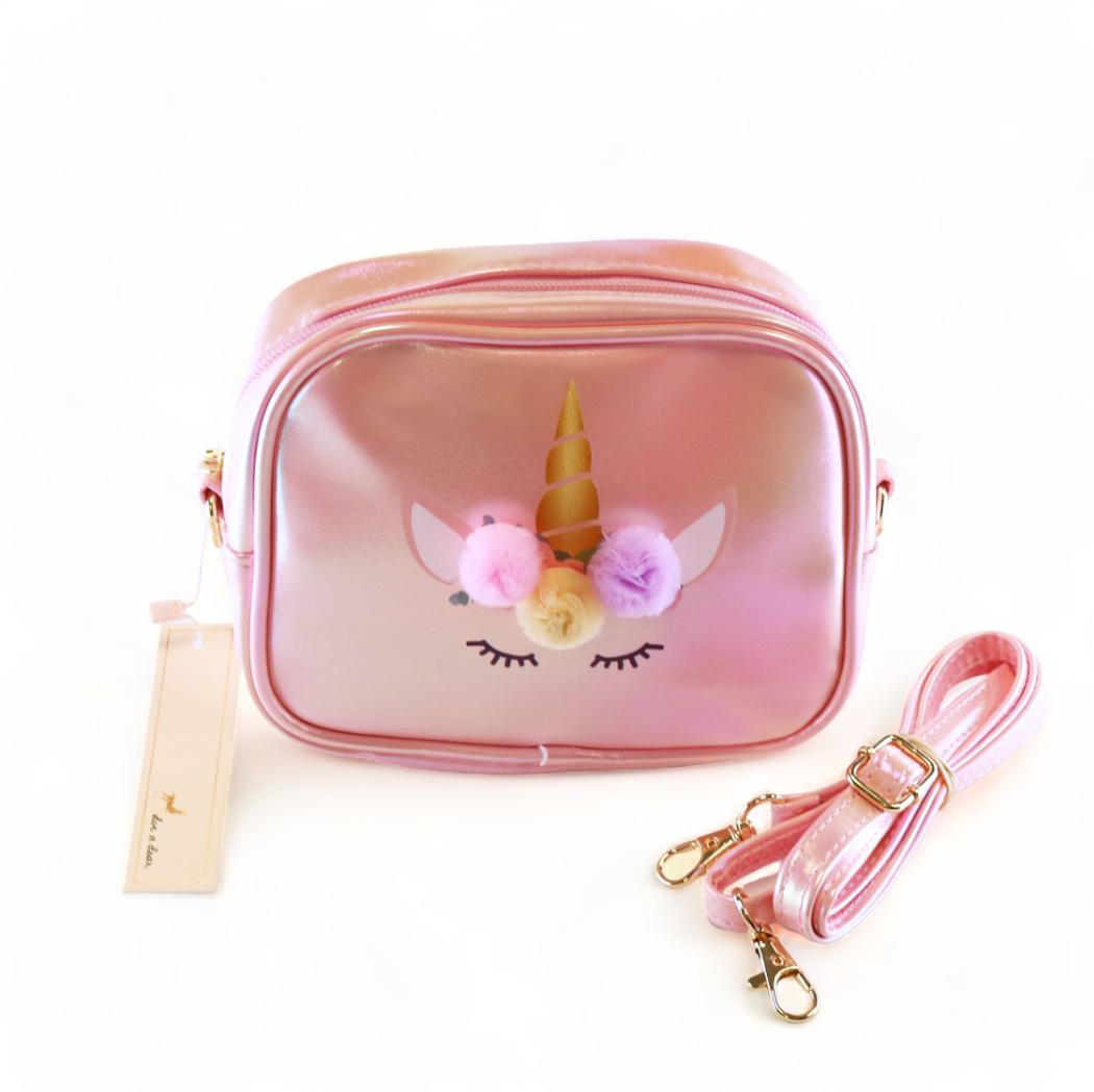 Unicorn Holographic Purse - Pink - doe a dear