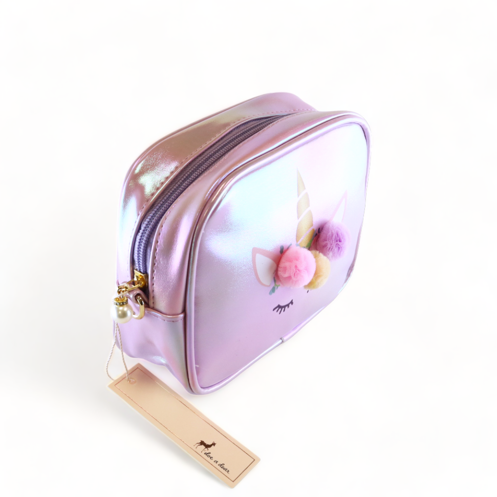 Unicorn Holographic Purse - Purple - doe a dear