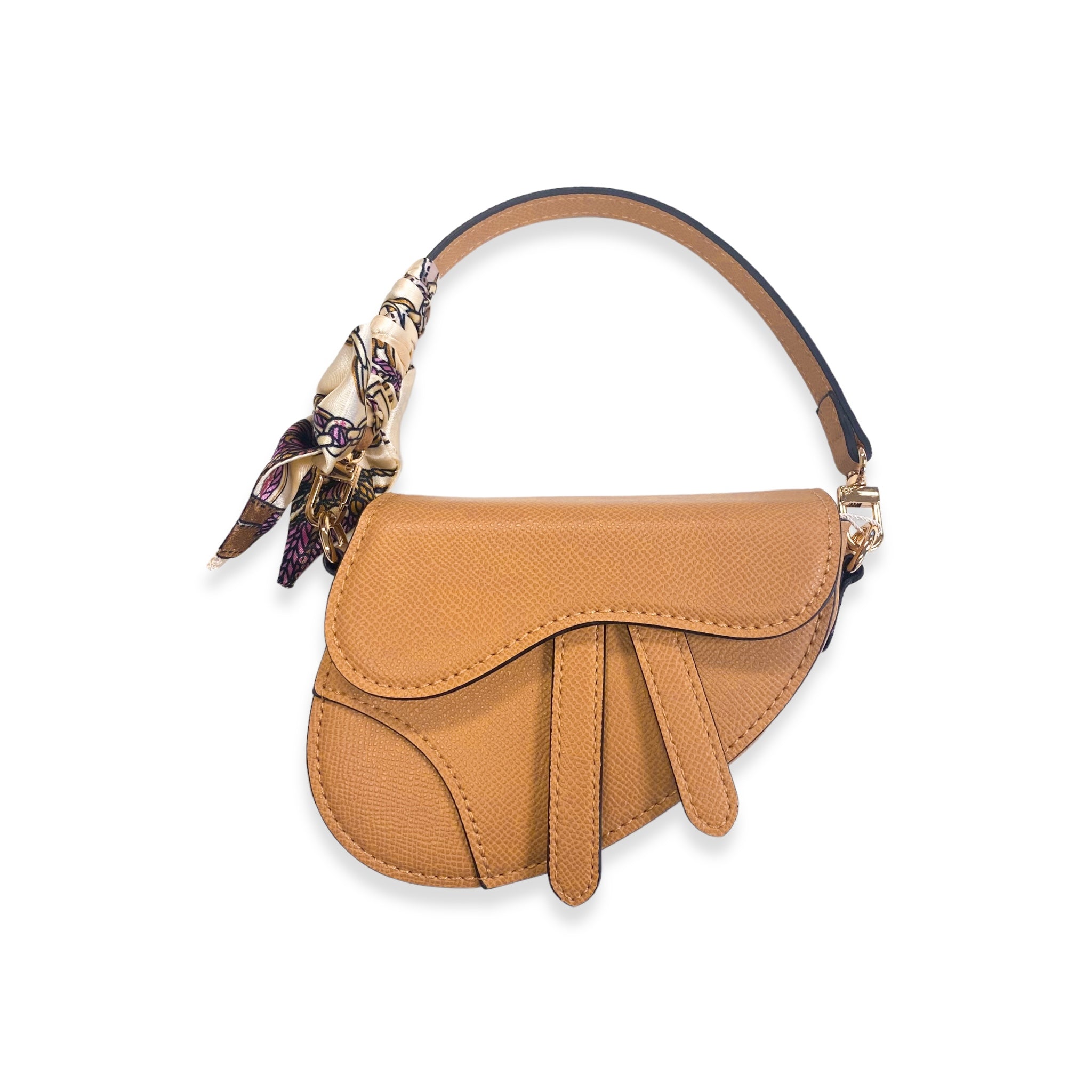 Brown Saddle Purse