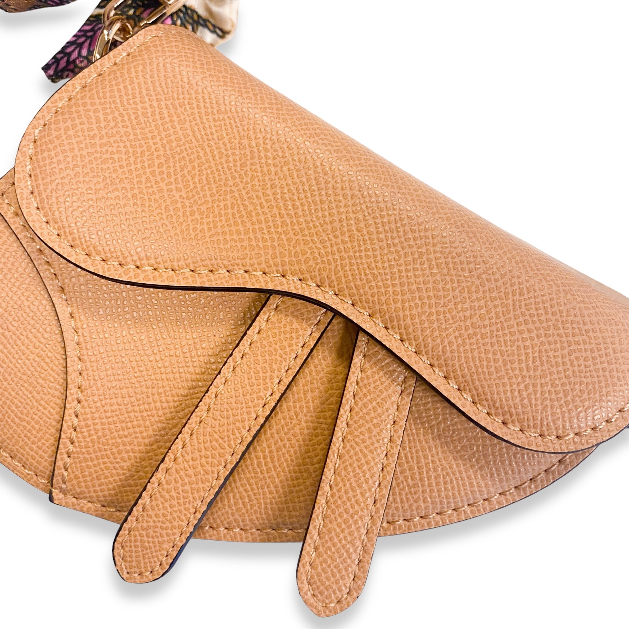 Brown Saddle Purse