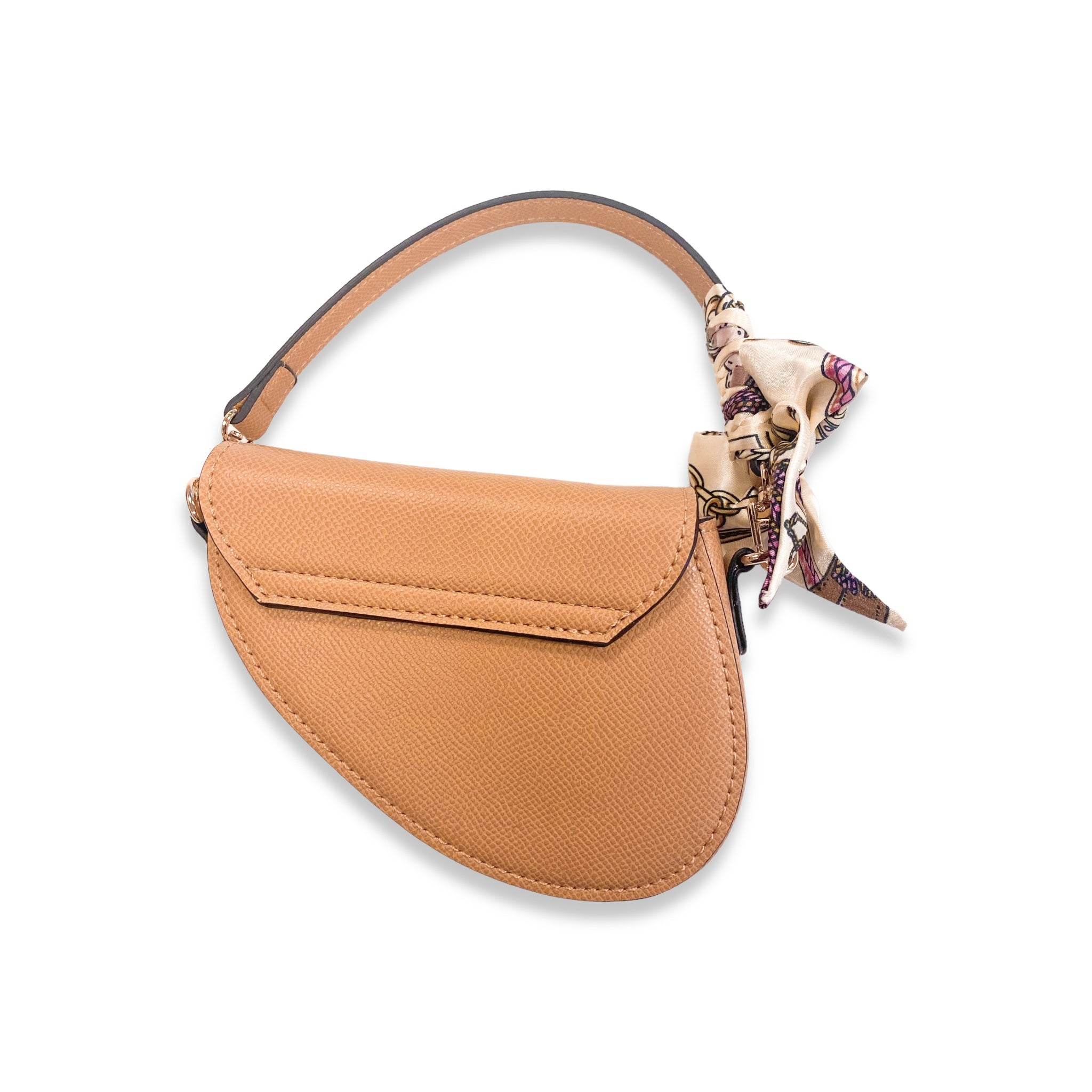 Brown Saddle Purse