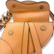 Brown Saddle Purse