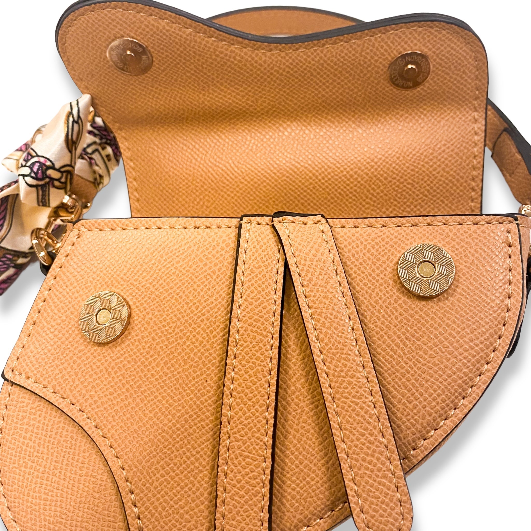 Brown Saddle Purse - doe a dear