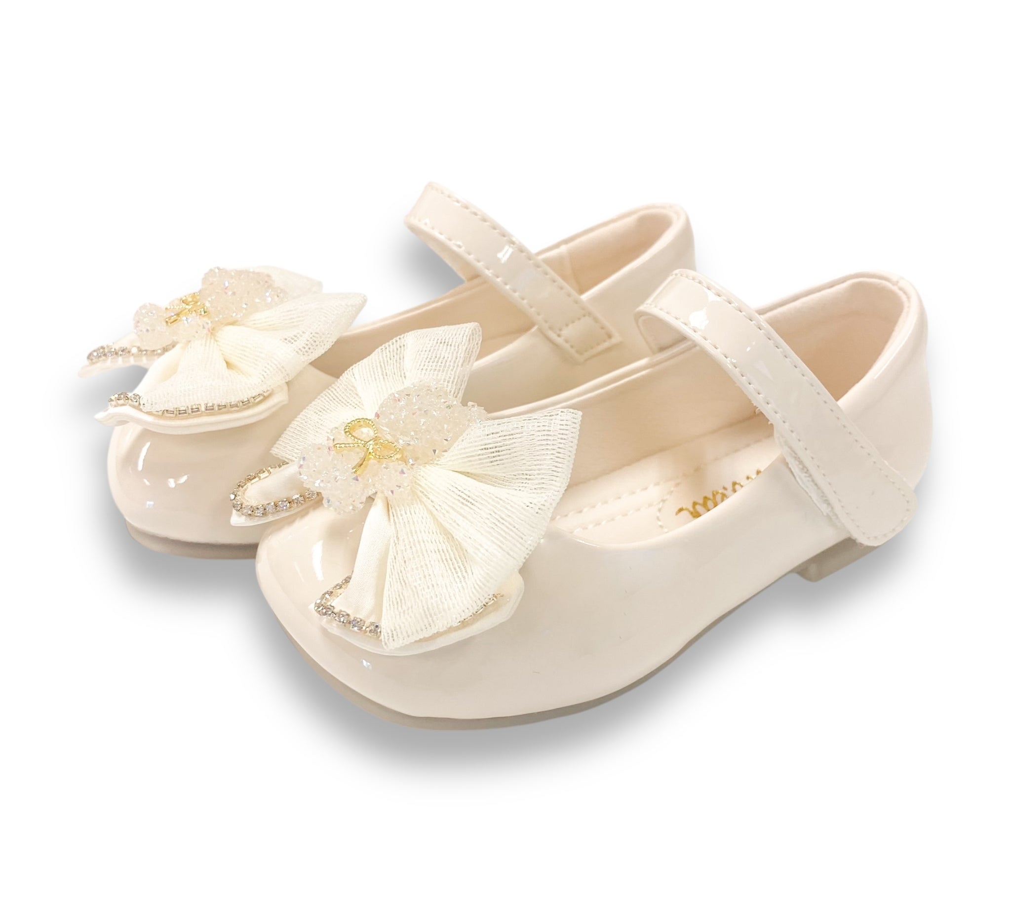 Teddy Charm Patent Flat Shoes - doe a dear