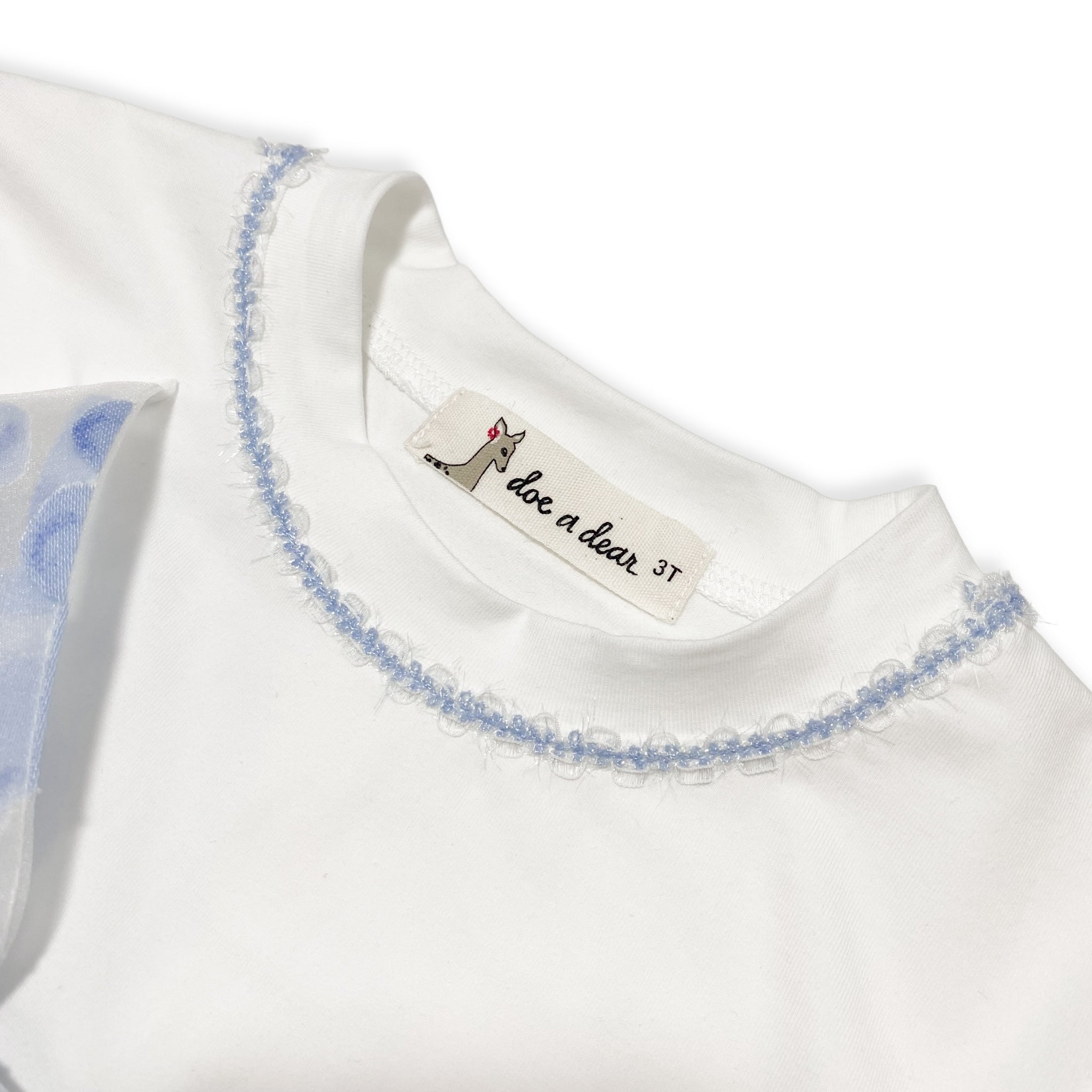 The Elle Top - blue - doe a dear