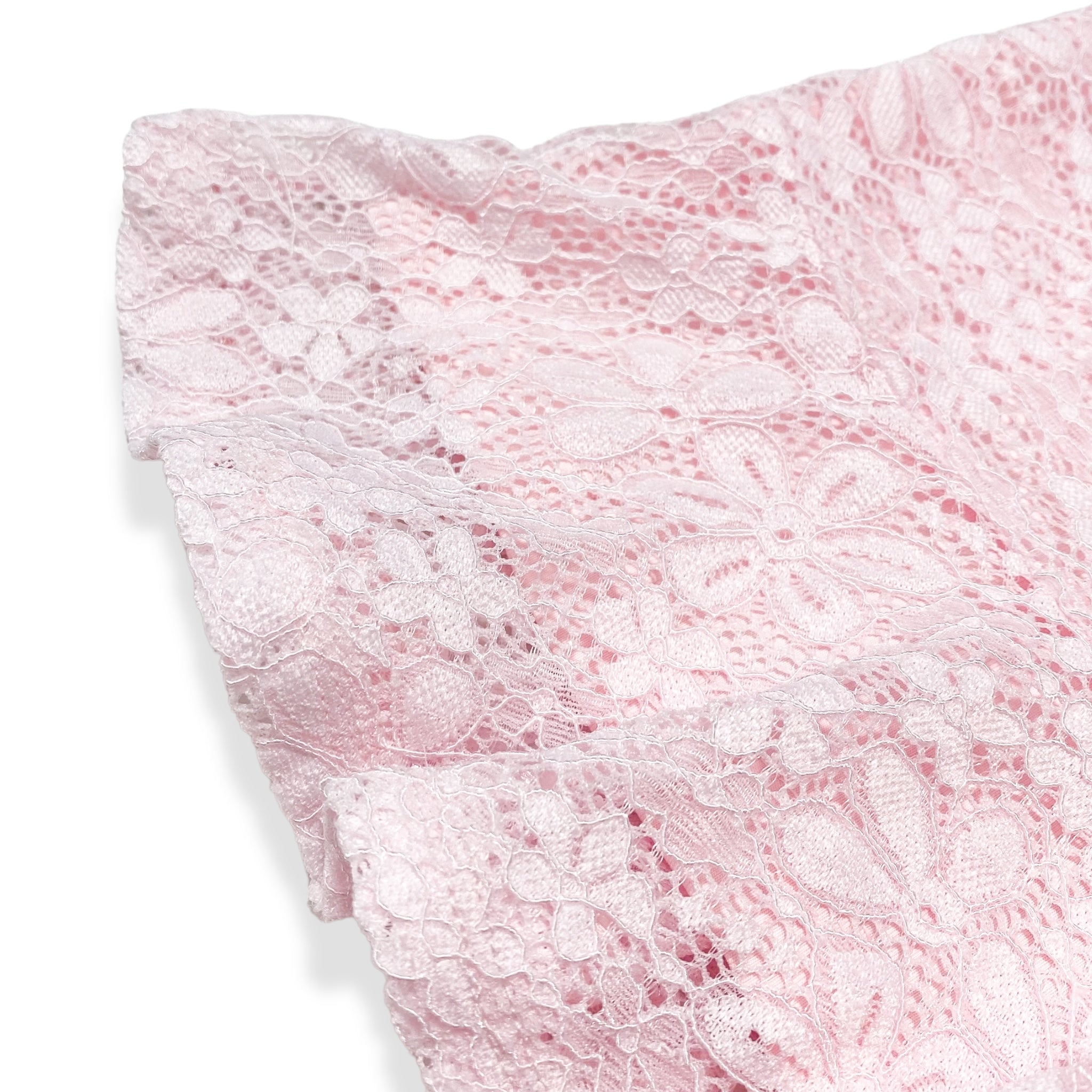 Pink Lace Vest - Pink - doe a dear