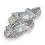 Pearl Bowtie Flat Shoes
