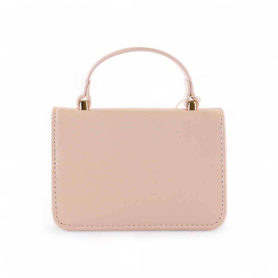 Unicorn & Cherry Applique Purse - Pink - doe a dear