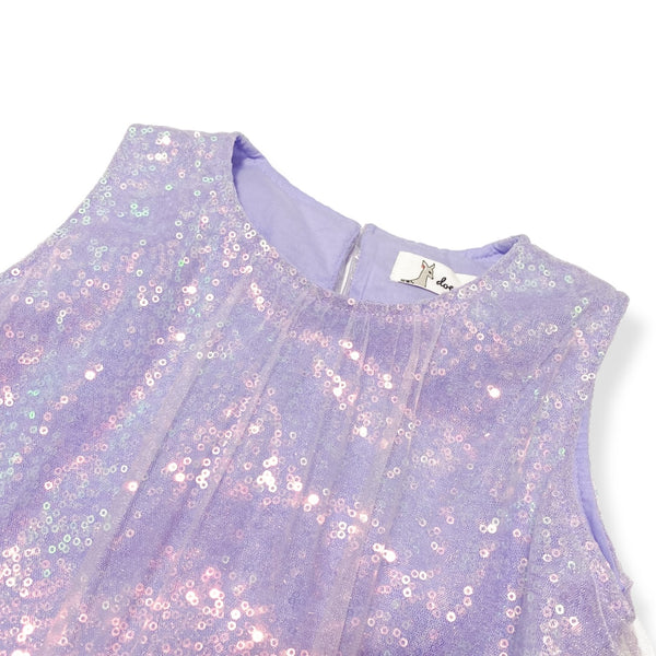The Leila Dress -purple - doe a dear