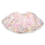 3D Rainbow Circle Mesh Tutu