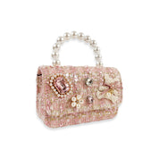 Tweed Teddy & Jewel Purse