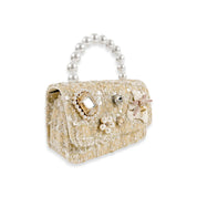 Tweed Teddy & Jewel Purse