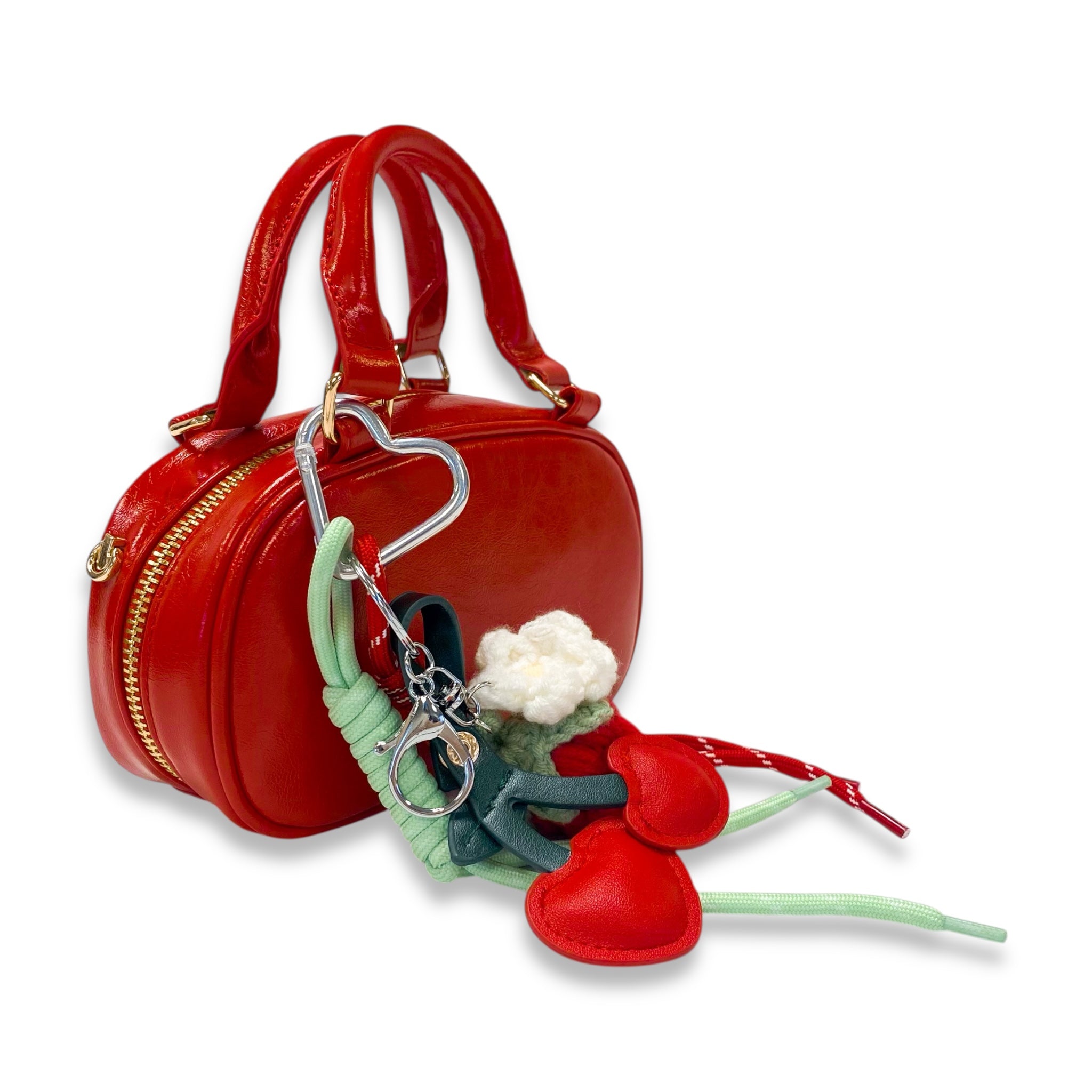 Bowler Purse with Charms