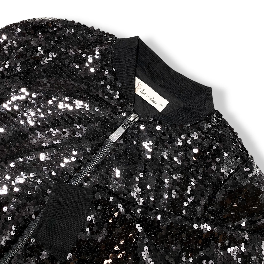 Sequin Bomber Jacket - doe a dear