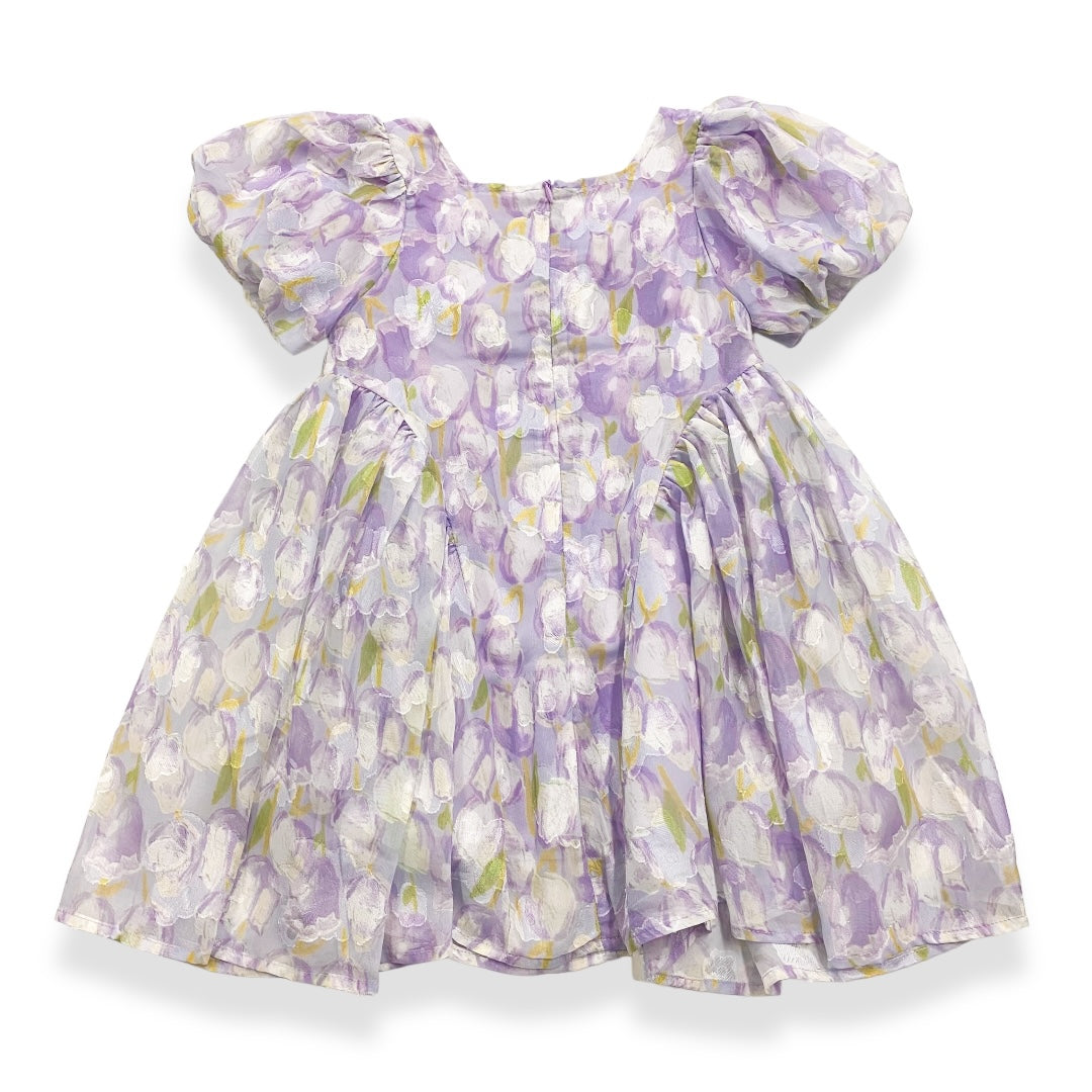 Purple English Floral Dress - doe a dear