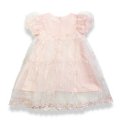 Pink Heart Candy Embroidery Mesh Dress - doe a dear