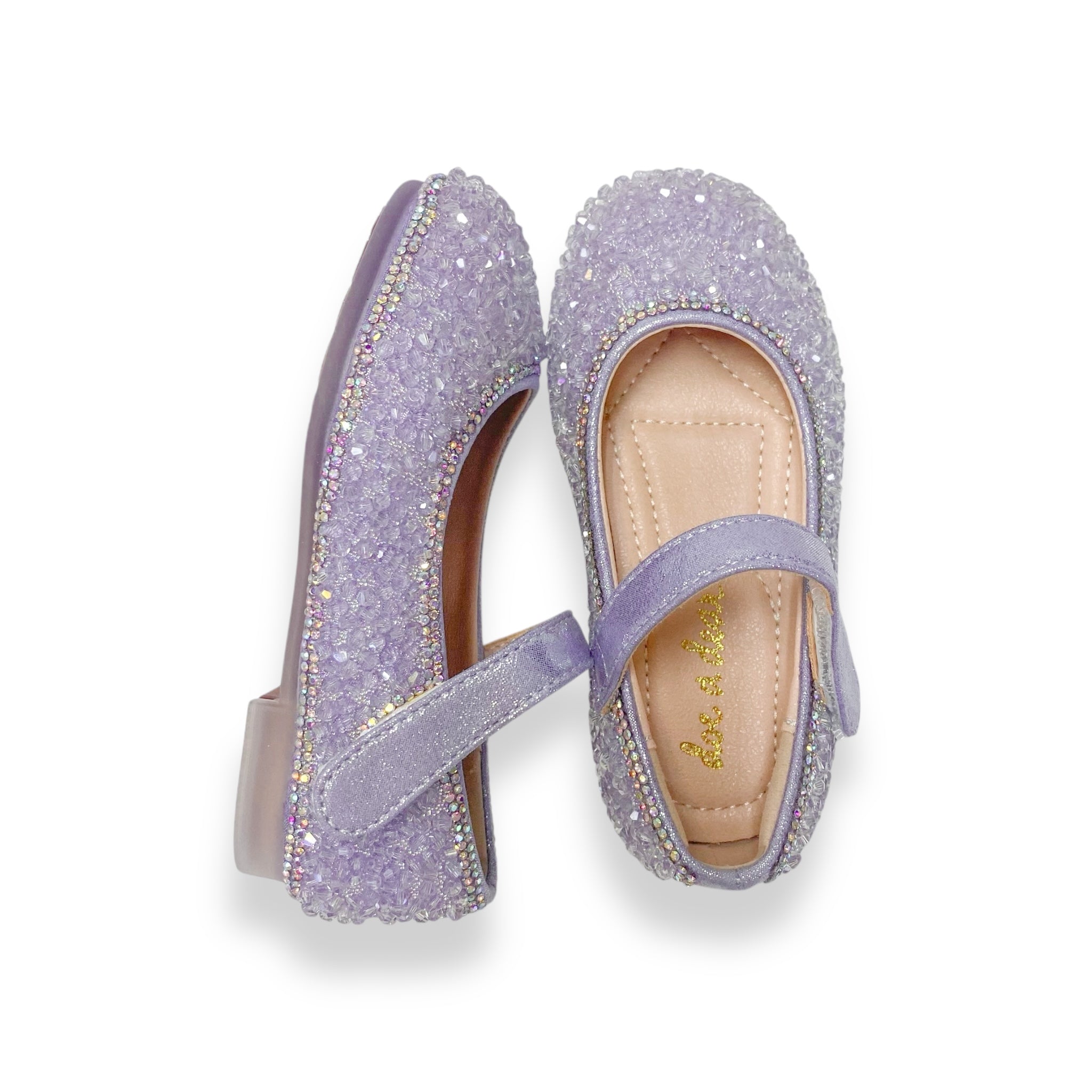 purple flat dress shoes Bloch Ascella Ballerina Flat Purple