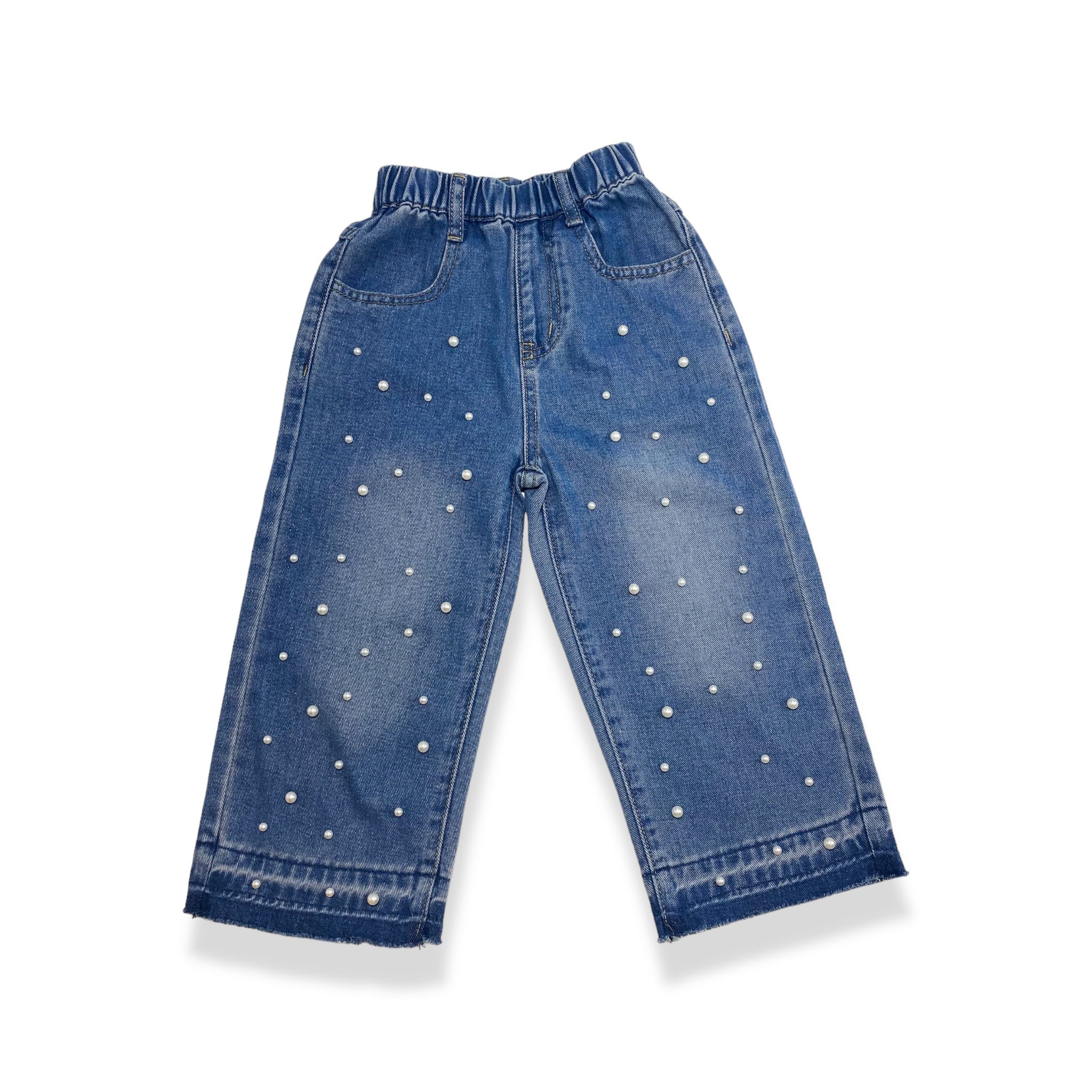 Pearl Stud Wide Jeans - doe a dear