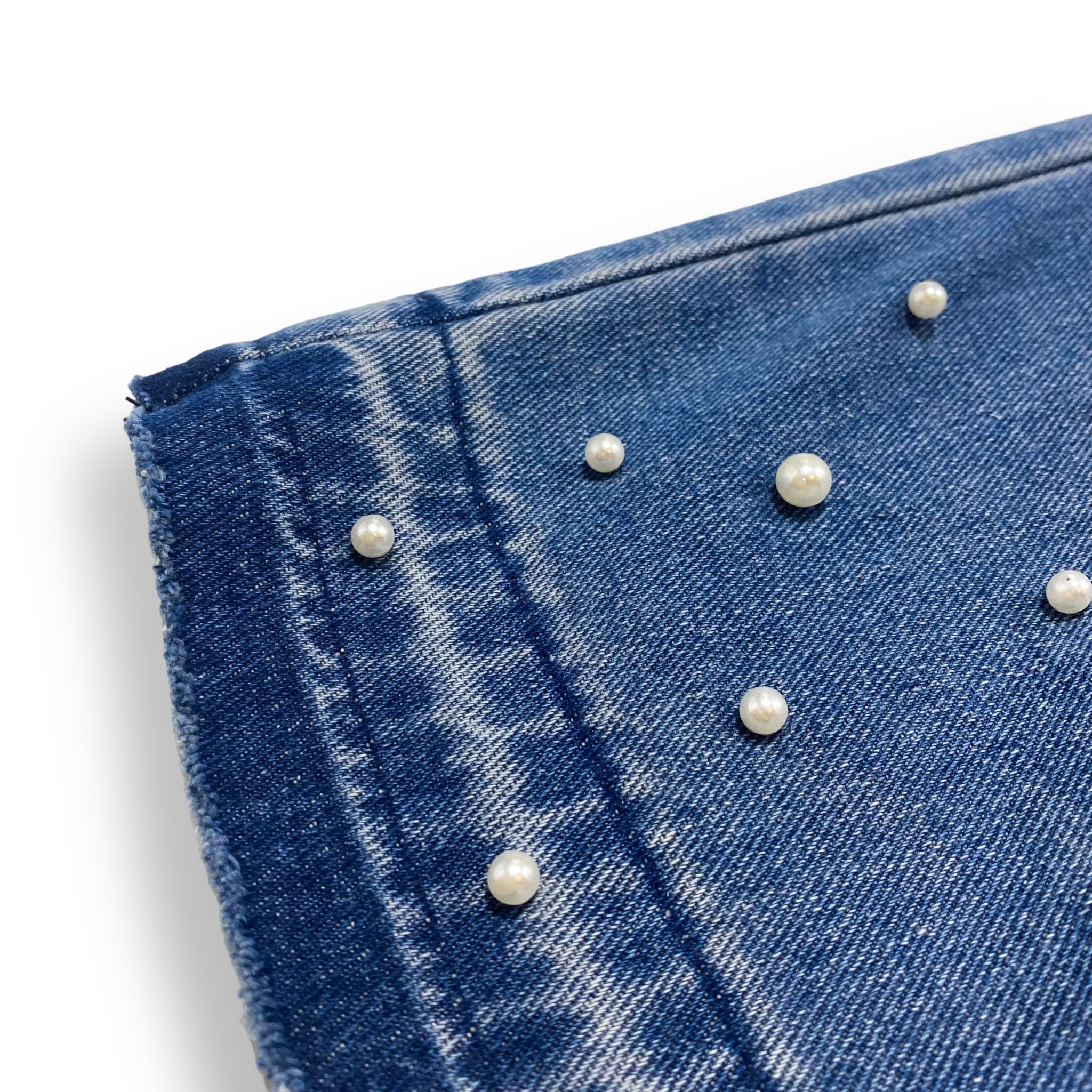 Pearl Stud Wide Jeans - doe a dear